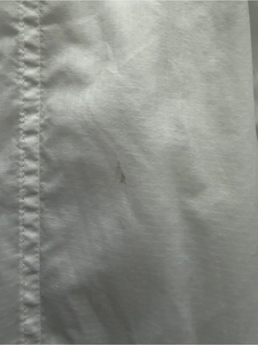 Alo Yoga White Cloud Nine Nylon‎ Sheer Wide Leg Drawstring Beach Pants